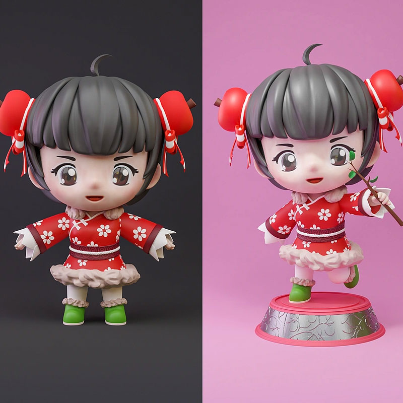 New Arrival Custom Art Figures Vinyl Toys Hot Girls for Display